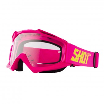 SHOT Pulse Matt Black + Assault Neon Pink