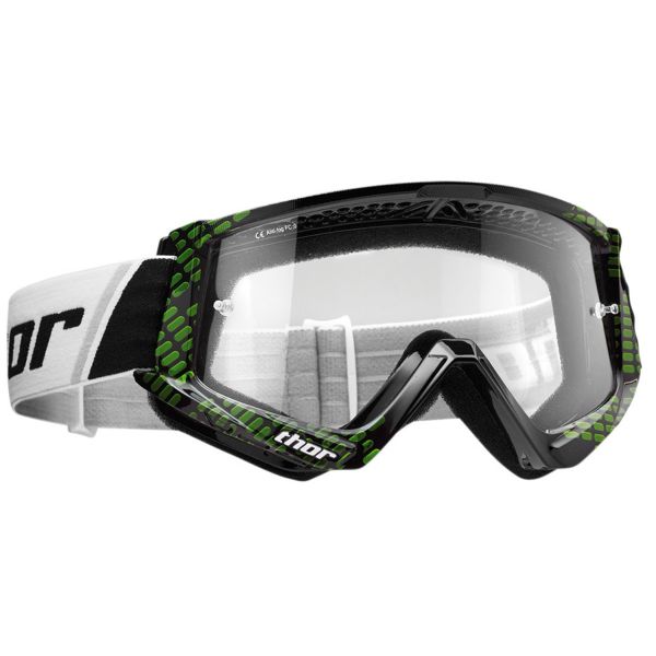Crossbrille Thor Combat Cap Black Lime