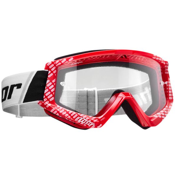 Crossbrille Thor Combat Cap Red White