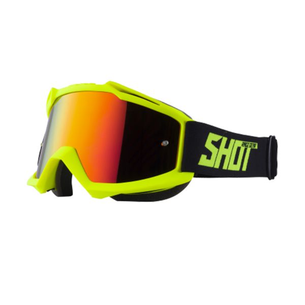 Crossbrille SHOT Iris Neon Yellow Matt Iridium Red