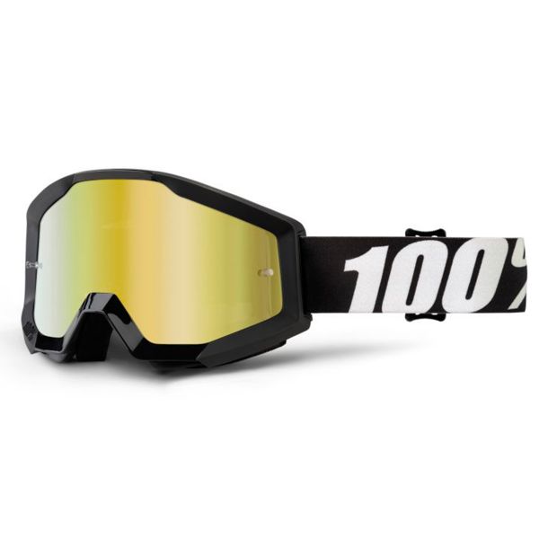 Crossbrille 100% Strata Outlaw Mirror Gold Lens
