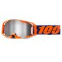 Crossbrille 100% Armatic Fluo Orange - Bildschirm Mirror Silver