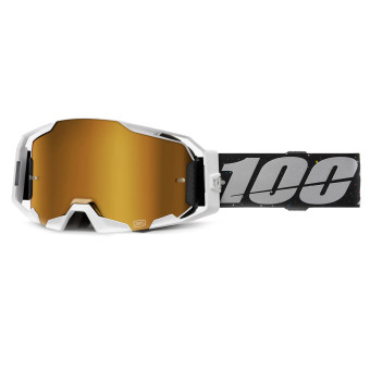 Crossbrille 100% Armatic RapidRacer - Mirror True Gold Bildschirm