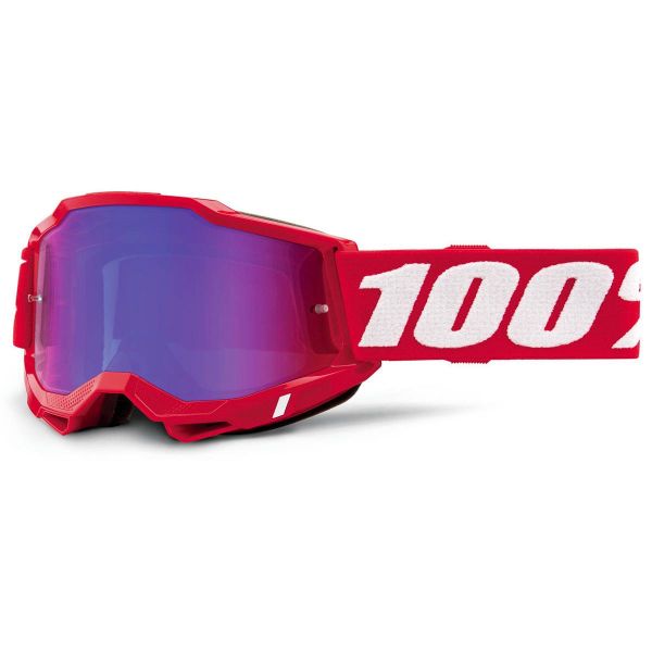 Crossbrille 100% Accuri 2 Red Kid - Iridium Red Blue