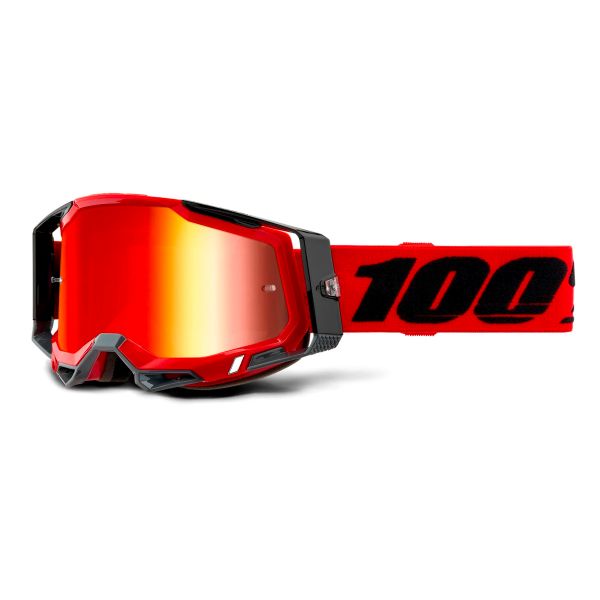 Crossbrille 100% Racecraft 2 Red - Iridium Red