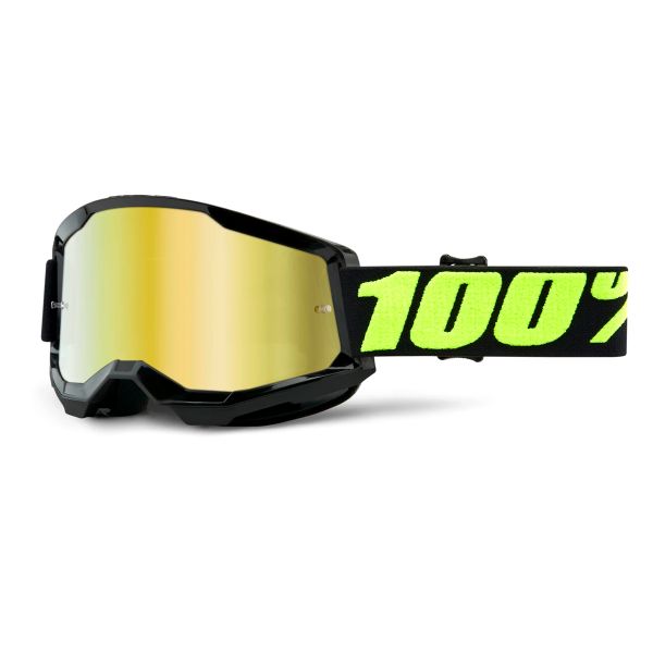 Crossbrille 100% Strata 2 Upsol - Iridium Gold