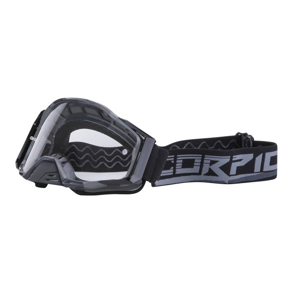 Crossbrille Scorpion Googles Silver Black Crossbrille Scorpion Googles Silver Black