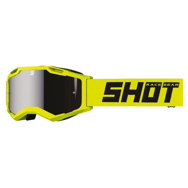 Crossbrille SHOT Assault 2.0 Neon Yellow - Silver Iridium Crossbrille SHOT Assault 2.0 Neon Yellow - Silver Iridium