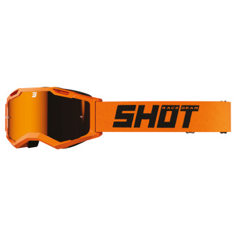 Crossbrille SHOT Assault 2.0 Solid Iridium Neon Orange Glossy