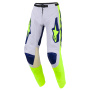 Cross Hose Alpinestars Racer Air Riway Pants Light Gray Yellow Fluo Blue
