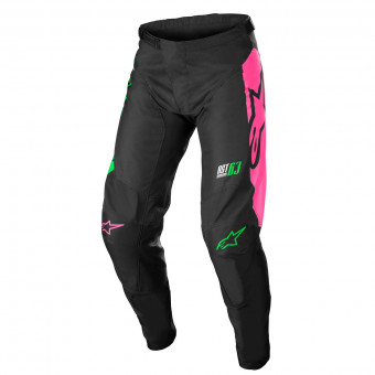 Cross Hose Alpinestars Racer Compass Black Green Neon Pink Fluo Pant Cross Hose Alpinestars Racer Compass Black Green Neon Pink Fluo Pant