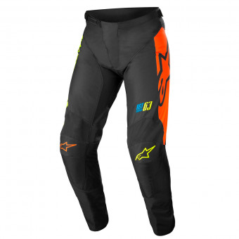 Cross Hose Alpinestars Racer Compass Black Yellow Fluo Coral Pant Cross Hose Alpinestars Racer Compass Black Yellow Fluo Coral Pant