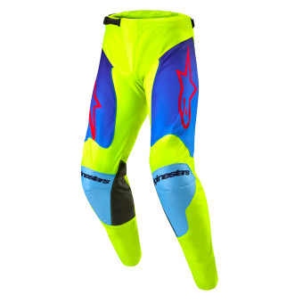 Cross Hose Alpinestars Racer Hoen Yellow Fluo Blue Night Navy Pant