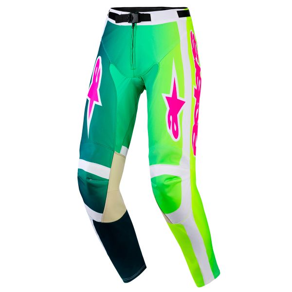 Cross Hose Alpinestars Racer Portl Pants Green White Black