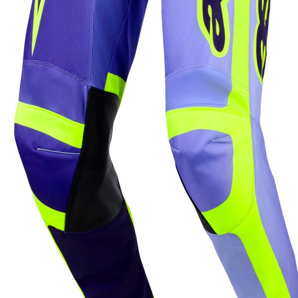 Alpinestars Racer Portl Pants Purple Yellow Fluo