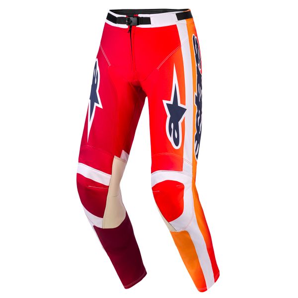 Cross Hose Alpinestars Racer Portl Pants Red Light Gray Dark Gray