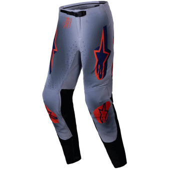 Cross Hose Alpinestars Supertech Lipan Pants Gray Orange Fluo