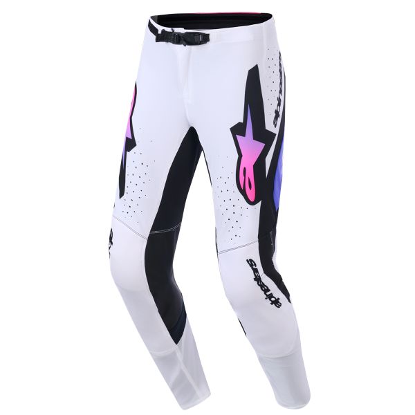 Cross Hose Alpinestars Supertech Pro Vista Pants White Purple Black