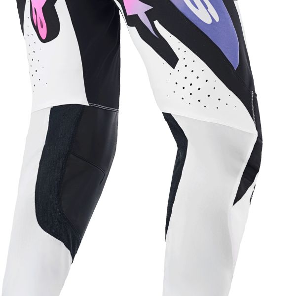 Alpinestars Supertech Pro Vista Pants White Purple Black
