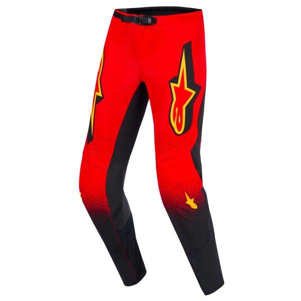 Cross Hose Alpinestars Supertech Scenz Pants Red Black Yellow