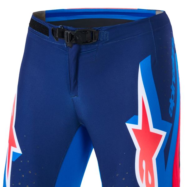 Alpinestars Supertech Vista Pants Dark Navy Hot Coral Cobalt