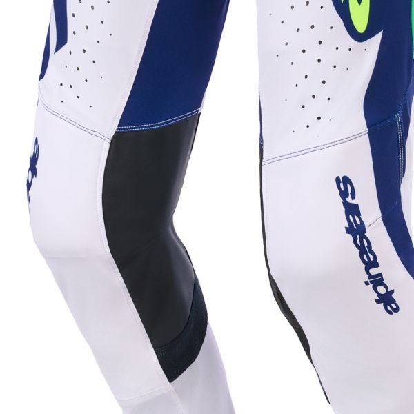 Alpinestars Supertech Vista Pants Light Gray Yellow Fluo Blue