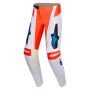 Cross Hose Alpinestars Techstar Knif Pants Light Gray Orange Fluo Black