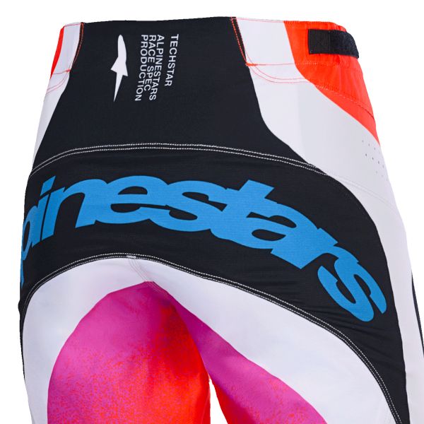 Alpinestars Techstar Knif Pants Light Gray Orange Fluo Black