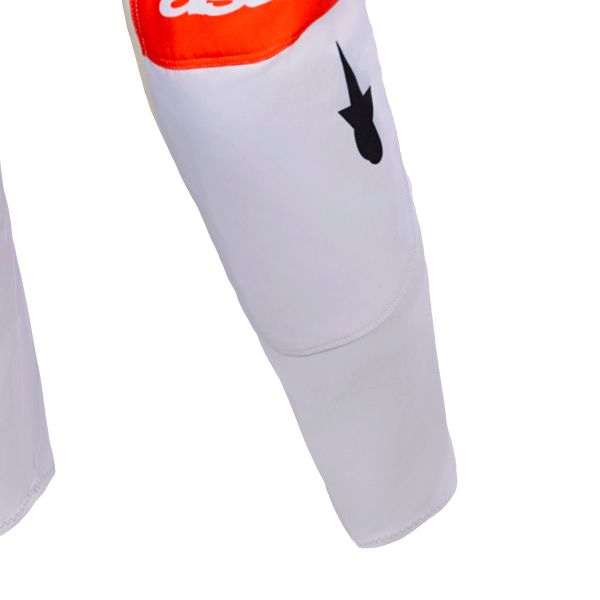 Alpinestars Techstar Knif Pants Light Gray Orange Fluo Black