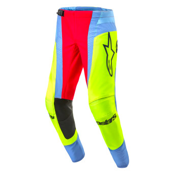 Cross Hose Alpinestars Techstar Ocuri Light Blue Yellow Fluo Red Berry Pant