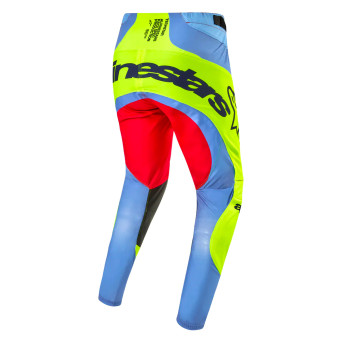 Alpinestars Techstar Ocuri Light Blue Yellow Fluo Red Berry Pant