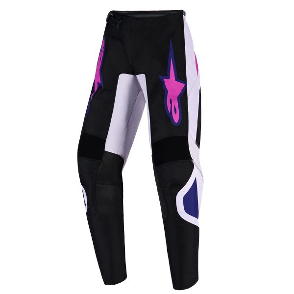 Cross Hose Alpinestars Youth Fluid Grid Pants Black Light Gray Purple