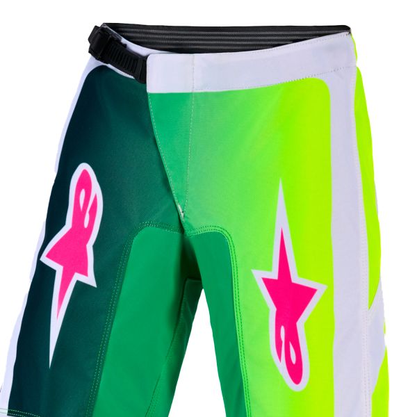 Alpinestars Youth Fluid Portl Pants Green White Black