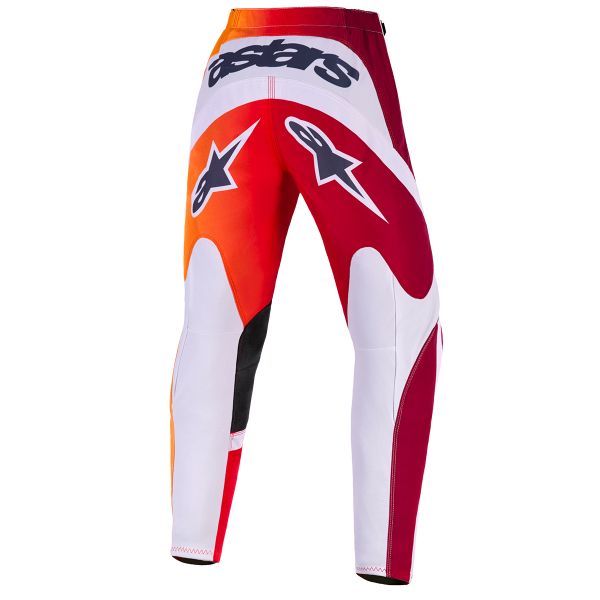 Alpinestars Youth Fluid Portl Pants Red Light Gray Dark Gray