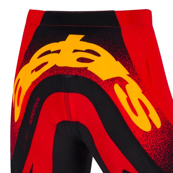 Alpinestars Youth Supertech Scenz Pants Red Black Yellow