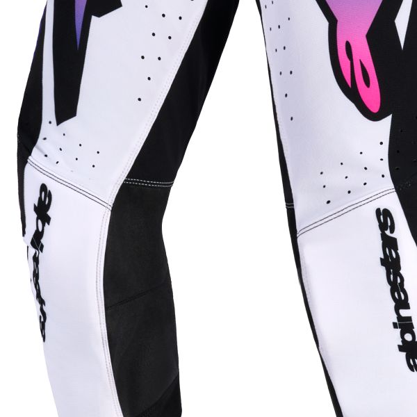 Alpinestars Youth Supertech Vista Pants White Purple Black