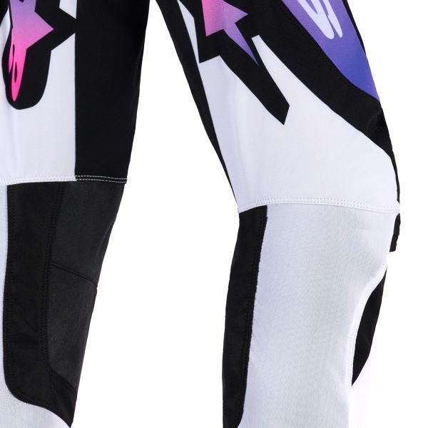 Alpinestars Youth Supertech Vista Pants White Purple Black