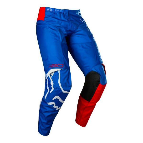 Cross Hose FOX 180 Skew White Red Blue Pant Kid