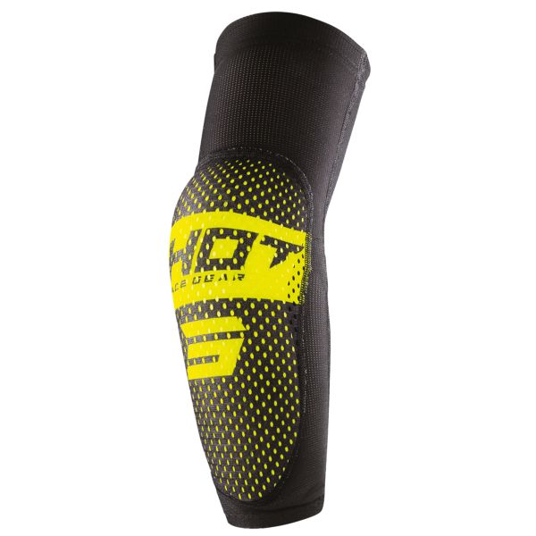 Cross Ellbogenprotektoren SHOT Airlight 2.0 Elbow Black Neon Yellow