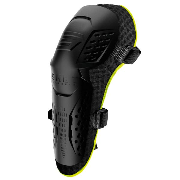 Cross Ellbogenprotektoren SHOT Optimal 2.0 Black Neon Yellow