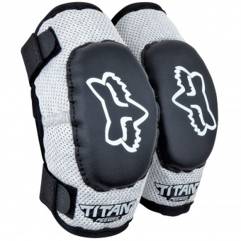 Cross Ellbogenprotektoren FOX Titan Elbow Enfant Black Silver Cross Ellbogenprotektoren FOX Titan Elbow Enfant Black Silver
