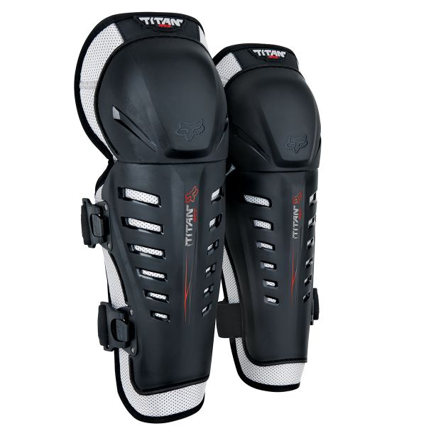 Cross Knieprotektoren FOX Titan Race Knee Black