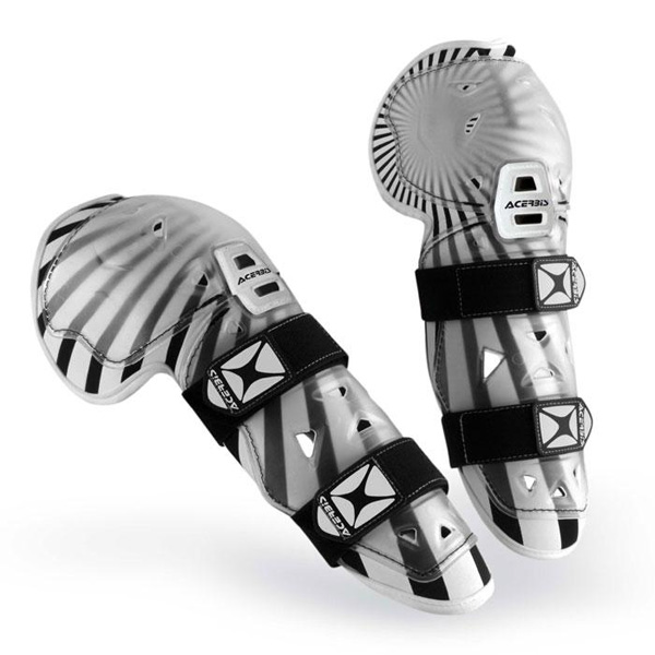 Cross Knieprotektoren Acerbis Impact Knee Guard White