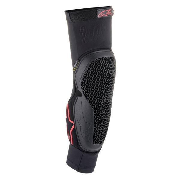 Cross Knieprotektoren Alpinestars Bionic Flex Knee Protector Black Red Cross Knieprotektoren Alpinestars Bionic Flex Knee Protector Black Red