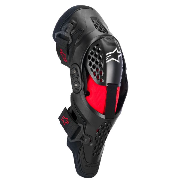 Cross Knieprotektoren Alpinestars Sx-1 Plasma Knee Protector Black Red Cool Gray