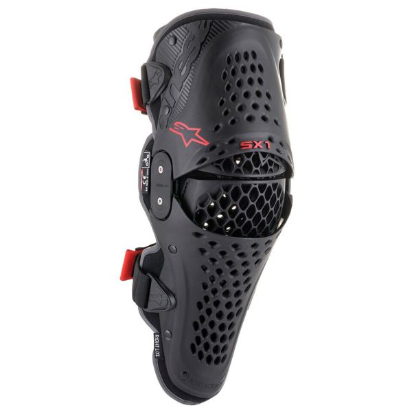 Cross Knieprotektoren Alpinestars SX-1 V2 Knee Protector Black Red