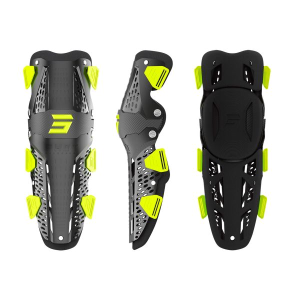 Cross Knieprotektoren SHOT Airflow Black Neon Yellow