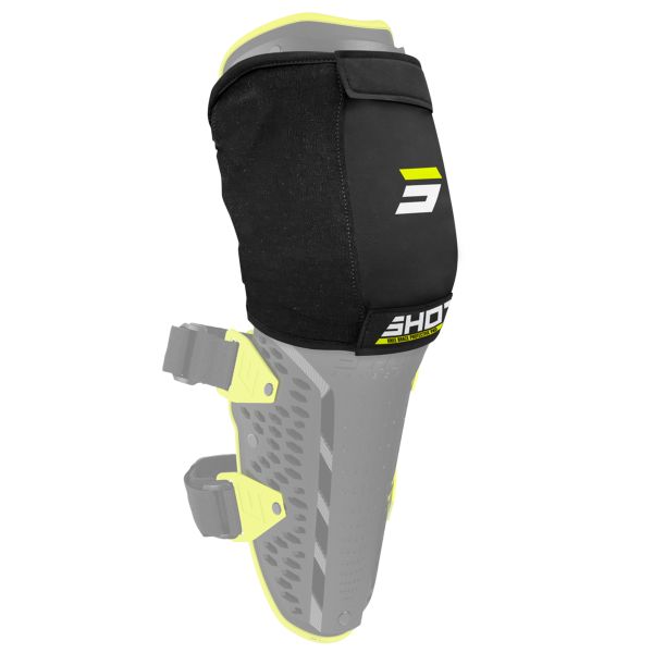 Cross Knieprotektoren SHOT Knieschoner Unpeak Black Neon Yellow