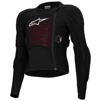 Cross Weste Alpinestars Bionic Plasma LT Youth Protection Jacket Black White