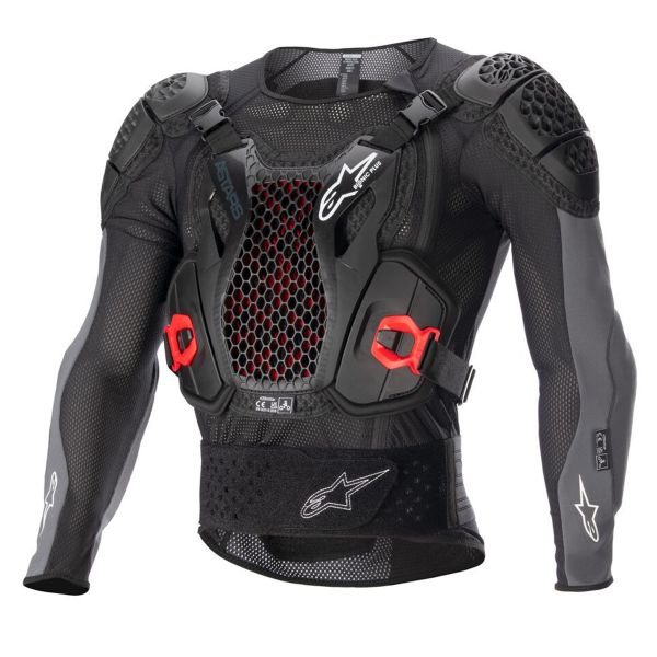 Cross Weste Alpinestars Bionic Plus V2 Black Anthracite Red Cross Weste Alpinestars Bionic Plus V2 Black Anthracite Red